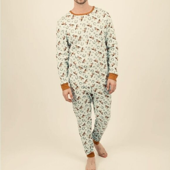 Leveret Men's Horse Pajamas Size X-L NWT - Picture 4 of 6